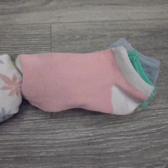 Adidas X14 Pairs Mix and Match Adult Floral Ankle No Show Socks - Picture 3 of 16